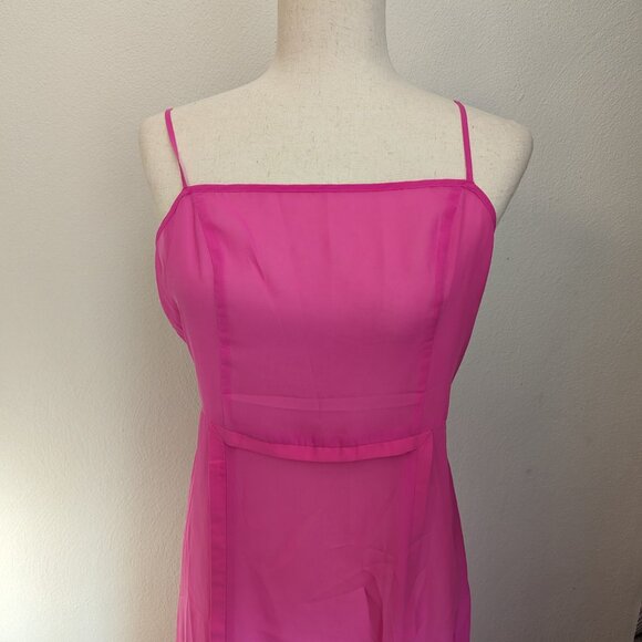 Anthropologie Sheer Paneled Midi Dress - Picture 8 of 11